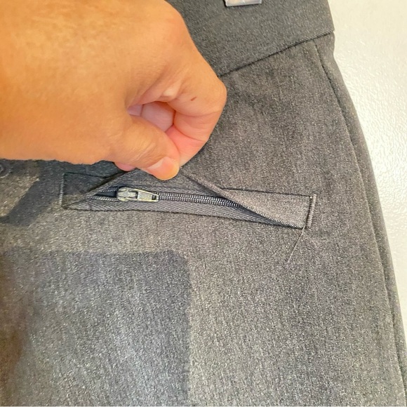 GAP Dark Gray Slim Fit Pants Skinny Ankle Size 8 P Office Style Brand New! - Picture 4 of 13